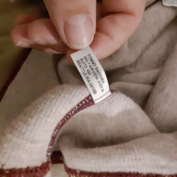 TOMMY BAHAMA REVERSIBLE SWEATER.HALF ZIPPED::XL.100% COTTON - Picture 8 of 9